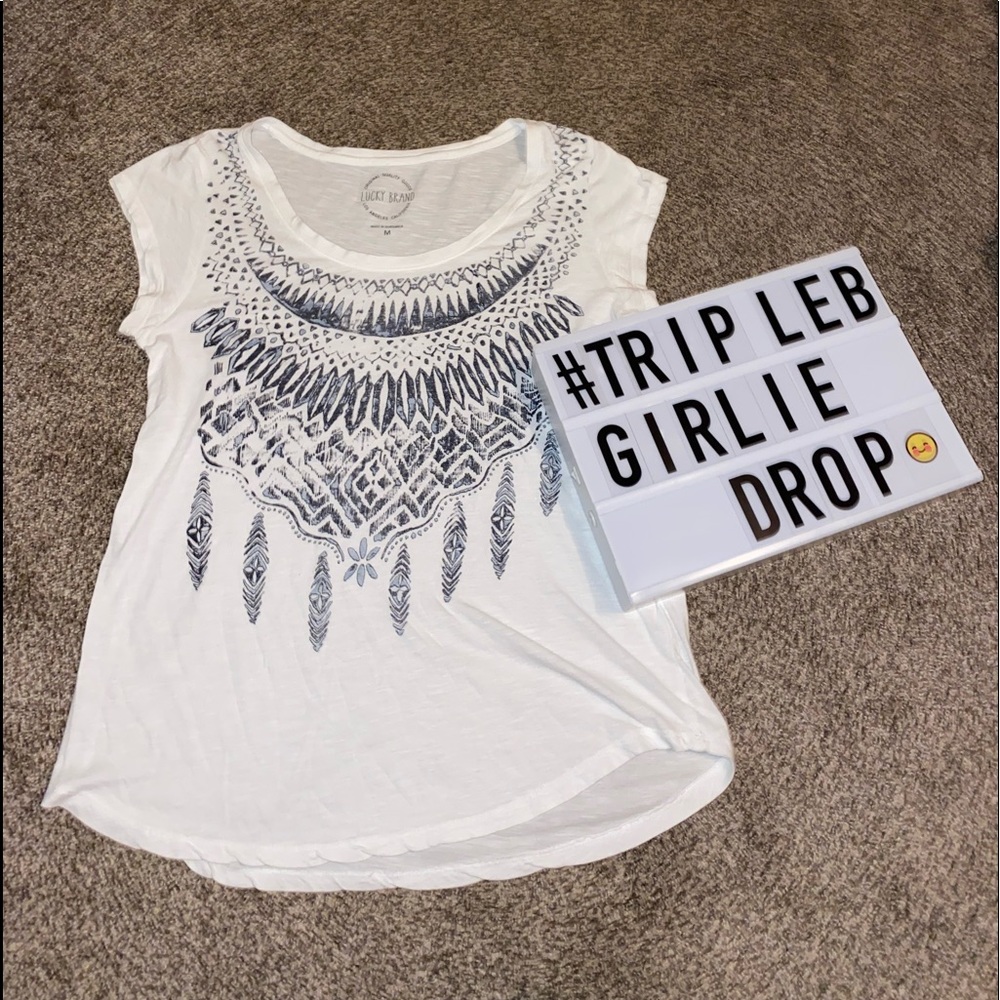 High Low Scoop Neck Tee